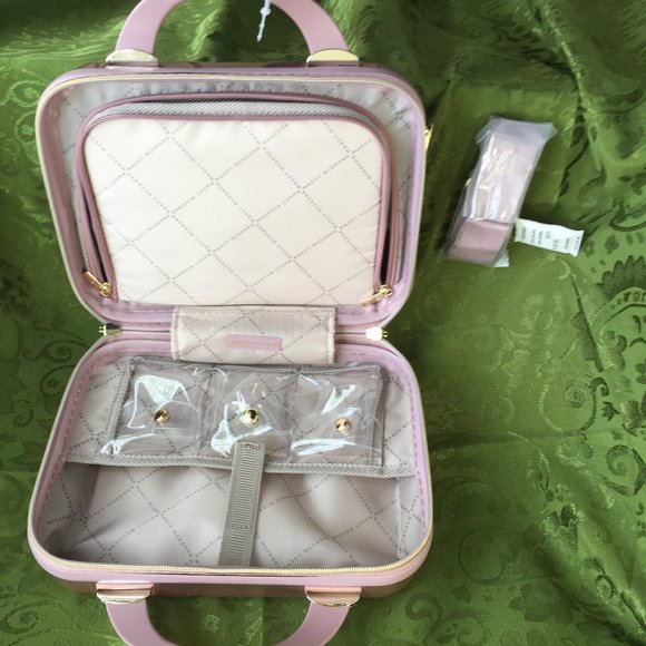 Marcy McKenna 2-in-1 Hardside Essential Beauty Case - Rose Gold - Picture 3 of 4